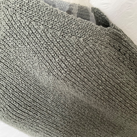 Gentle Fawn Cotton Knit Sleeveless Halter Neckline Tank Sweater Top Sage Green S - Picture 5 of 13